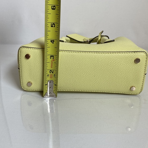 Kate Spade Collection Margaux Mini Satchel Top Handle Bag in Lemon Sorbet - Picture 6 of 11